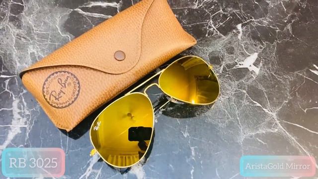 Rayban Sunglasses For Men | Aviator RB3025 | Arista Gold Mirror | First Look