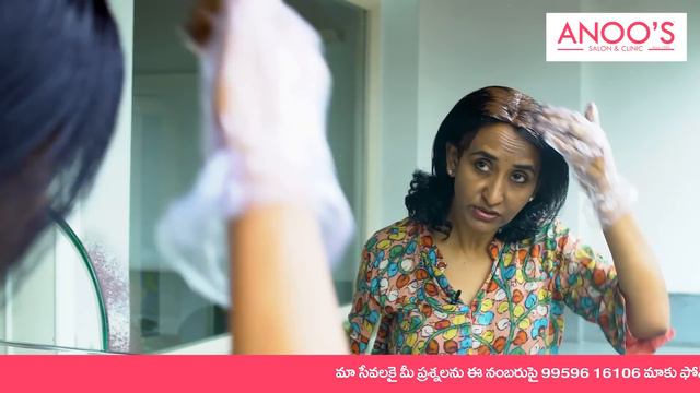 Anoos Black Xpert Application at Home | White Hair to Black Hair | Telugu | Video-1 | Anoo's® смотреть онлайн