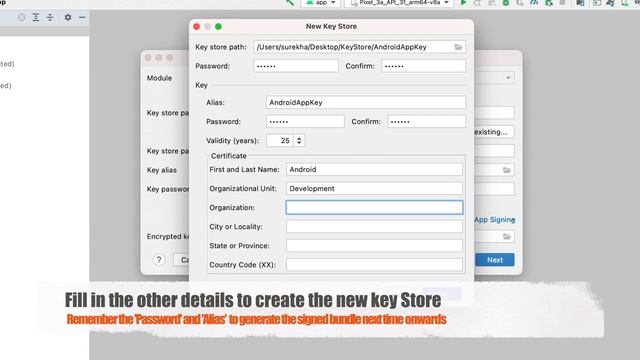 How to Generate Signed Android App Bundle (.aab) file in Android Studio | Android Development Basic смотреть онлайн