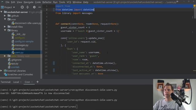 Project: SocketChat - Part 14: Small change and cleanup on server application смотреть онлайн