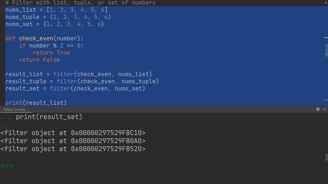 Filtering with the 'filter' function! | Intermediate Python Tutorial | Updated 2023 смотреть онлайн