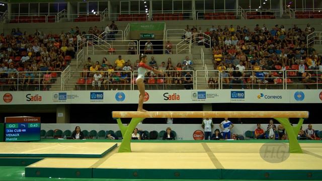VIDIAUX Marcia (CUB) - 2016 Olympic Test Event, Rio (BRA) - Qualifications Balance Beam смотреть онлайн