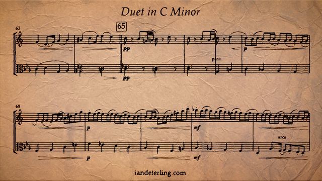 Duet for Alto Saxophone and Viola in C Minor смотреть онлайн