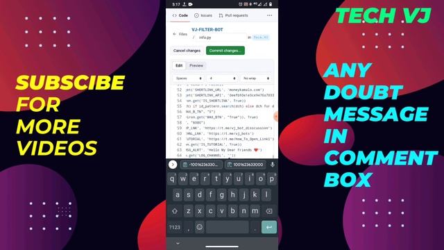 How To Create Auto Filter Bot + Urlshortner + Online Stream + Language & Season | Tech VJ | Telegra смотреть онлайн