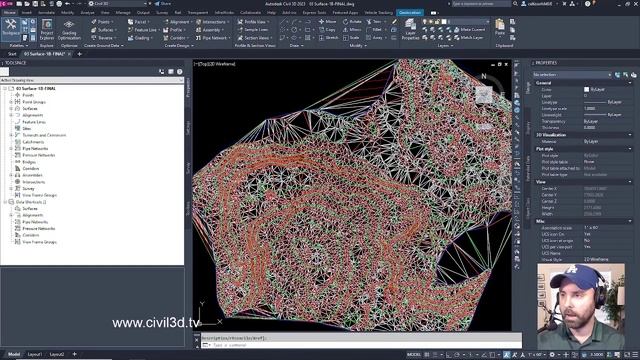 05 Adding an Outer Boundary to a Surface in Civil 3D 2023 to 2024 смотреть онлайн