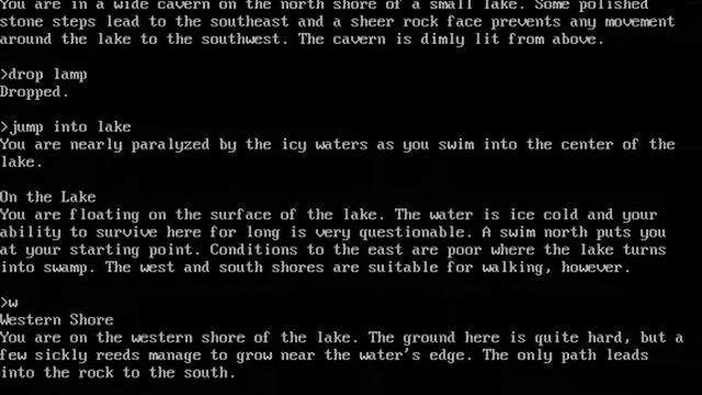 DOS Game: Zork III - The Dungeon Master смотреть онлайн