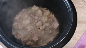#Тушеная#Сочная#Вкусная картошка с мясом в мультиварке