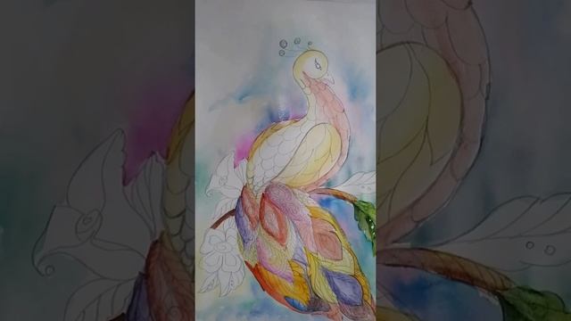 Рисуем Жар-птицу. смотреть онлайн