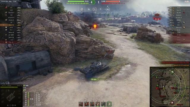 World Of Tanks Škoda T 56 - 6 Kills 8,5K Damage In 6 Minutes