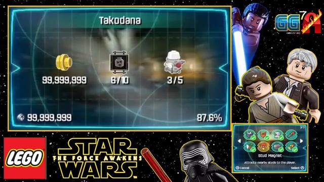 LEGO Star Wars: The Force Awakens 3DS - Takodana 100% Guide (ALL Carbonite Bricks & Minikits) смотреть онлайн