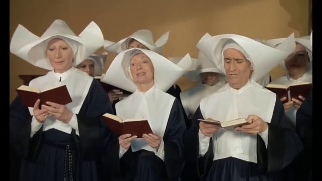 Луи де Фюнес и хор монашек....