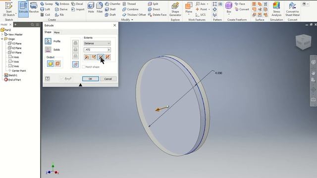Autocad Inventor 2019 - Starting a Project Oldham Coupling смотреть онлайн