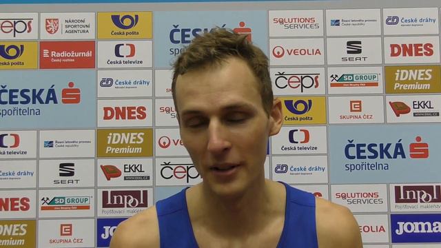 Filip Sasínek po rekordu HMČR na 1500 m смотреть онлайн