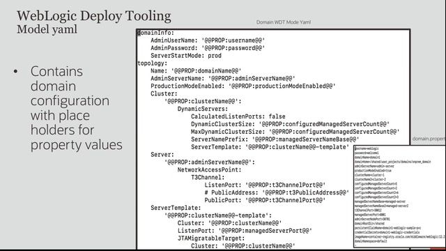 WebLogic Server on Kubernetes CI/CD Part I – Introspecting the on premise domain using WDT смотреть онлайн
