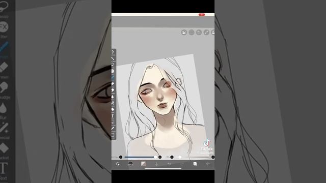 How To Color Skin Tutorial Vids For Beginners?#digitalart #ibispaintx #eyes @Missmakima145