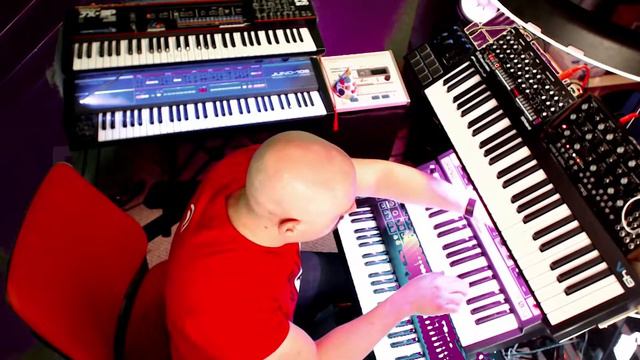 Daily Synthwave Jam #64 // Moog Grandmother, Roland JX-3P, Juno 106, System-8, SE-02 & TR-8S смотреть онлайн