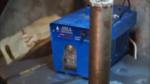 Напайка сегмента на алмазную корону аппаратом ЛИГА-02