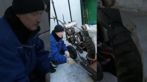 Обзор самодельного снегоуборщика мотоблока «Урал»