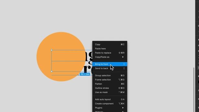 How to Bring to Front in Figma смотреть онлайн