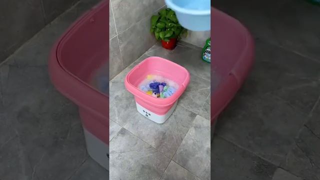 Portable Washing Machine - Foldable Mini Small Portable Washer Washing Machine смотреть онлайн