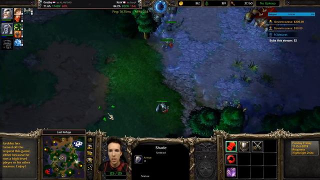 Grubby | "This Crazy Lich Here" | Warcraft 3 | UD vs UD | Last Refuge смотреть онлайн