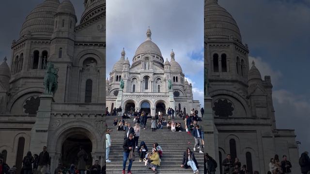 The Basilica of the Sacred Heart of Paris view on Basilica смотреть онлайн