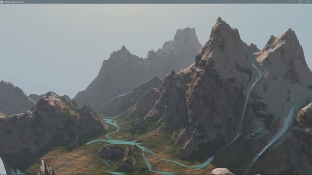 Procedural 3D terrain (OpenGL | C++) смотреть онлайн