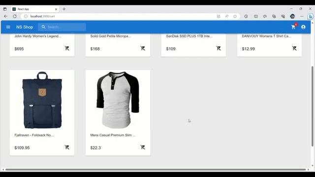 Shopping app with React js with mui and redux toolkit смотреть онлайн