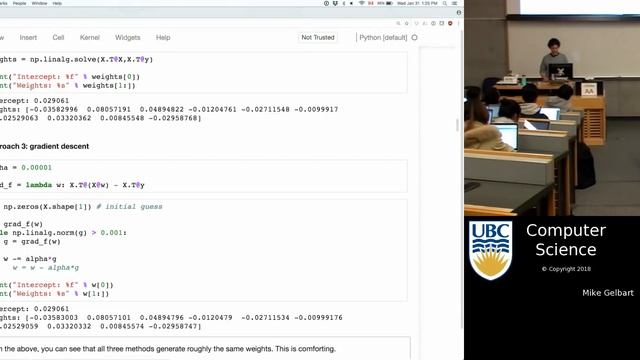 [CPSC 340] Gradient Descent смотреть онлайн