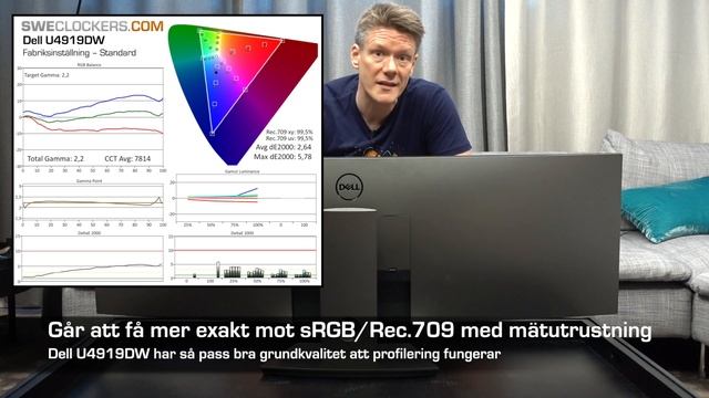 Dell U4919DW: Ultrabred arbetsskärm med 49-tums IPS-panel och KVM-funktion смотреть онлайн