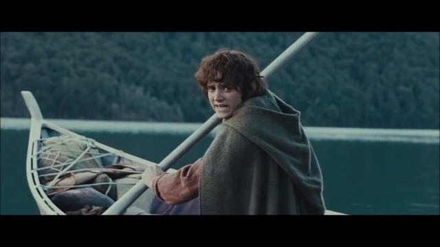 Frodo saves Sam from drowning. смотреть онлайн