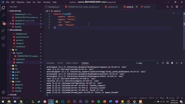 Crea una API CRUD con Ruby on Rails (Evaluación parcial ITCHII) смотреть онлайн