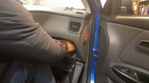 где находится и как поменять фильтр салона киа рио 2