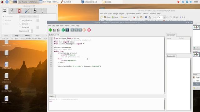 Button control for gpio raspberry pi using python смотреть онлайн