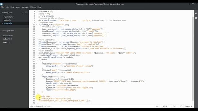 Login and Sign Up Using PHP and SQL смотреть онлайн