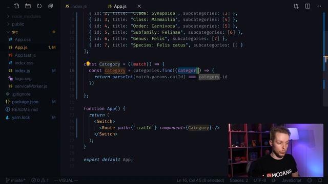 How to Make Dynamic Routes Using React Router - Infinite Routing Tutorial смотреть онлайн