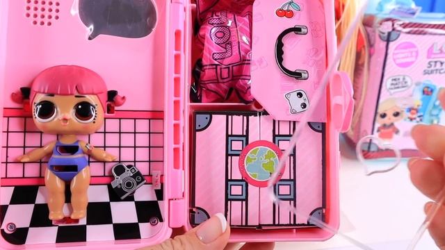 ОДЕВАЛКИ ИЗ ЧЕМОДАНОВ для КУКЛЫ ЛОЛ! Dress Up LOL SURPRISE DOLLS from SUITCASE // Май Тойс Пинк смотреть онлайн