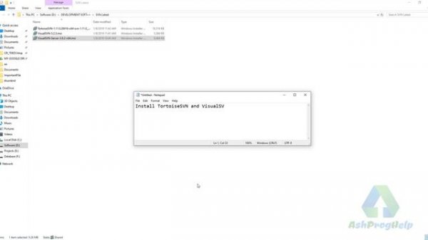 How to install SVN Server & Tortoise SVN and add Project to Repository