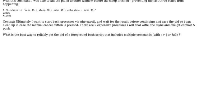 DevOps & SysAdmins: What is the difference between $$ and $! when using /bin/bash -c смотреть онлайн