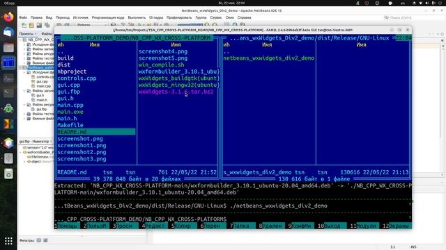 Как сделать визуальную программу на C++ в Linux для Windows (кроссплатформенная разработка) смотреть онлайн