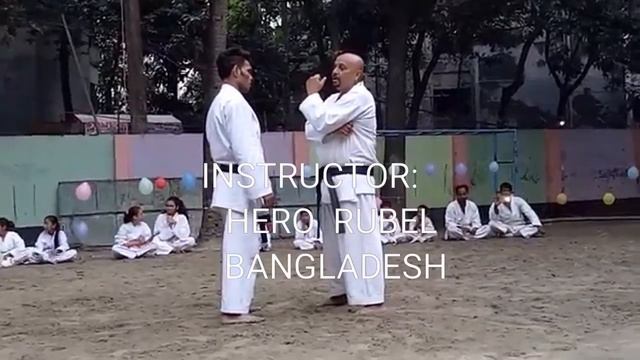 Martial art (kerate) training by hero Rubel, Bangladesh. смотреть онлайн
