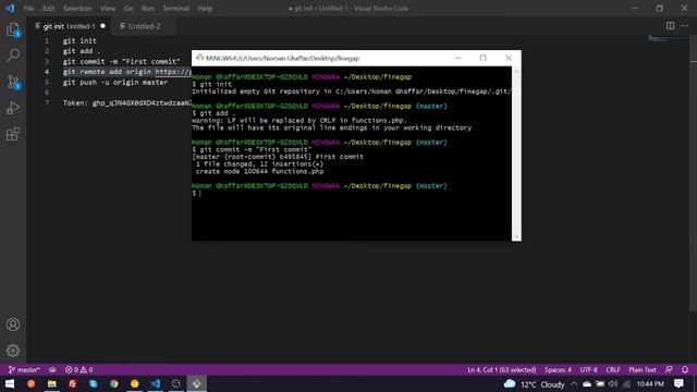 Push local to GitHub Repository смотреть онлайн