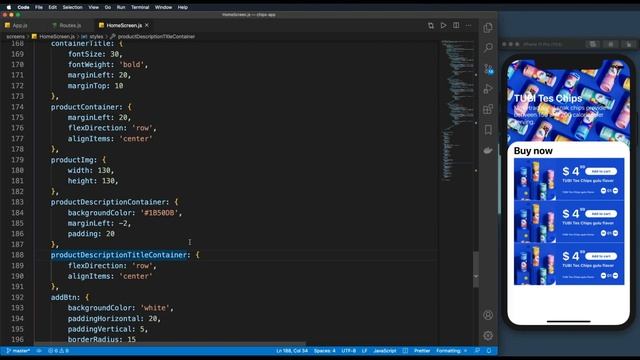 React Native Chips App Speed Code смотреть онлайн