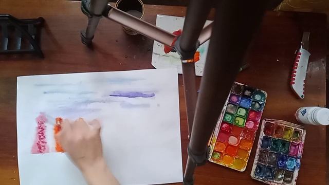 1. Акварель. Начало работы. смотреть онлайн