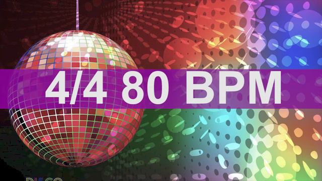 🔴 80 BPM Disco Drums Metronome смотреть онлайн