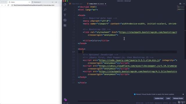 66.Bootstrap 4 Colors And Backgrounds смотреть онлайн