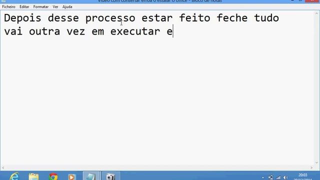 RESOLVIDO - microsoft office encontrou um erro durante a instalação windows 7 e 8 - tuturial смотреть онлайн