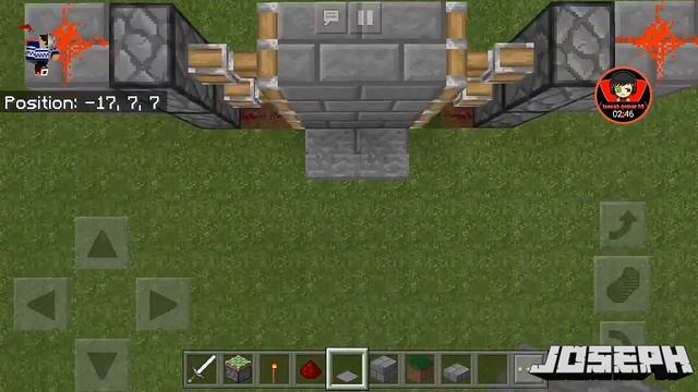 How to make a automatic piston door in minecraft BE 1.11.1 смотреть онлайн