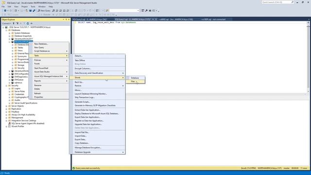 How to shrink a SQL Server transactional log file | Microsoft смотреть онлайн