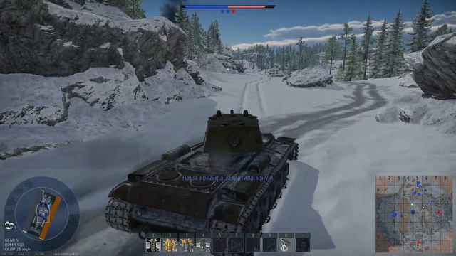 War Thunder - KV1 (ZiS-5) Gameplay (07.08.20) смотреть онлайн